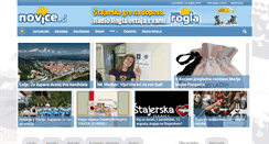 Desktop Screenshot of novice.si